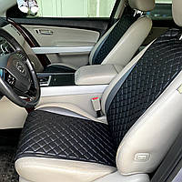 Чохли накидки на сидіння авто Volkswagen з Екошкіри Повний комплект Чорні Накидки на сидіння VW Стандарт