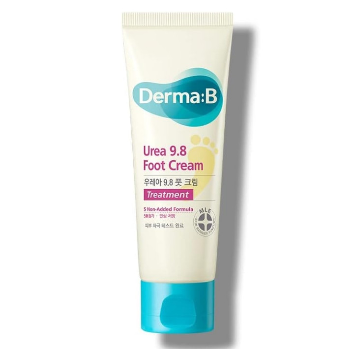 Ламелярний крем для ніг із сечовиною Derma:B Urea 9.8 Foot Cream 80 мл