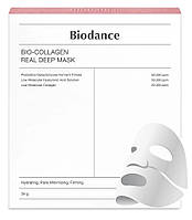 Відновлювальна гідрогелева маска з колагеном Biodance Bio-Collagen Real Deep Mask Коробка 4х34 г
