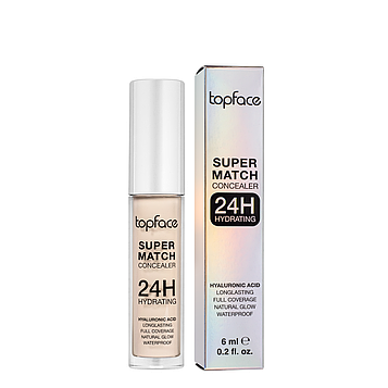 Консилер для обличчя topface Super Match Concealer 24H, 002 Porcelain/Порцеляновий