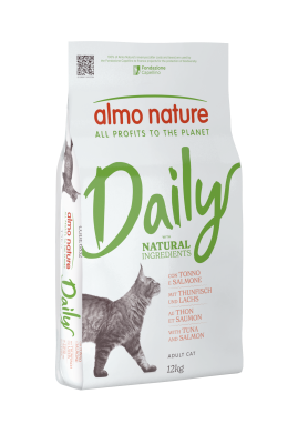 Сухий корм для котів Almo Nature (Альмо Натюр) Daily Cat з тунцем та лососем 12 кг