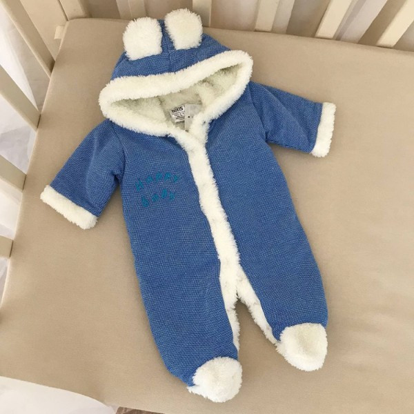 Чоловічок "Happy baby" з вишивкою футер, махра зріст 68 см (3 – 6 місяців) Betis Синій