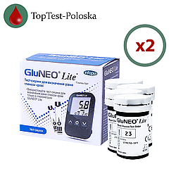 Тест смужки Глю Нео Лайт (GluNeo Lite) 100 шт. у 4 флакони по 25 шт. в упаковці