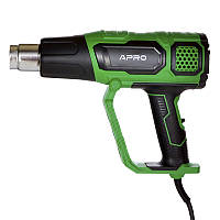 Фен будівельний Apro F2000 2 режими 350/600°C 300/600 л/хв 2000 Вт