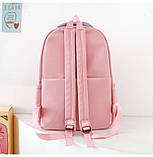 (немає кулона) Рюкзак дівчина 4в1 нейлонова тканина нові сумки для дівчаток Еко сумка міський стильний гурт, фото 6
