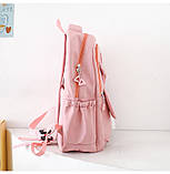 (немає кулона) Рюкзак дівчина 4в1 нейлонова тканина нові сумки для дівчаток Еко сумка міський стильний гурт, фото 5