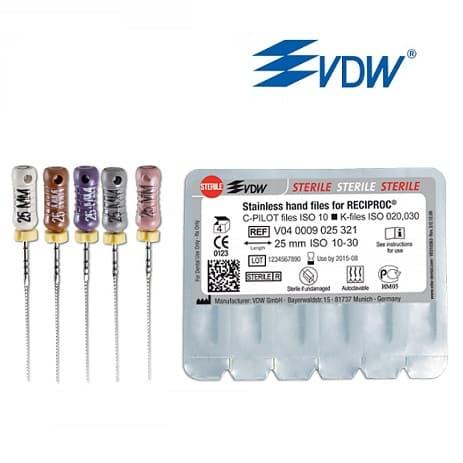 С-Пілот файли Оригінал (ВДВ Німеччина) CC+ VDW C-PILOT 25mm Стерильні