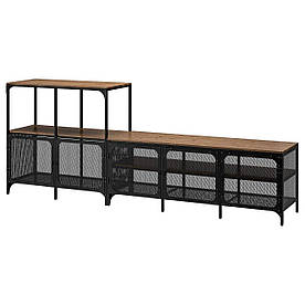 TV тумба FJALLBO 250x36x95 см IKEA 791.912.66
