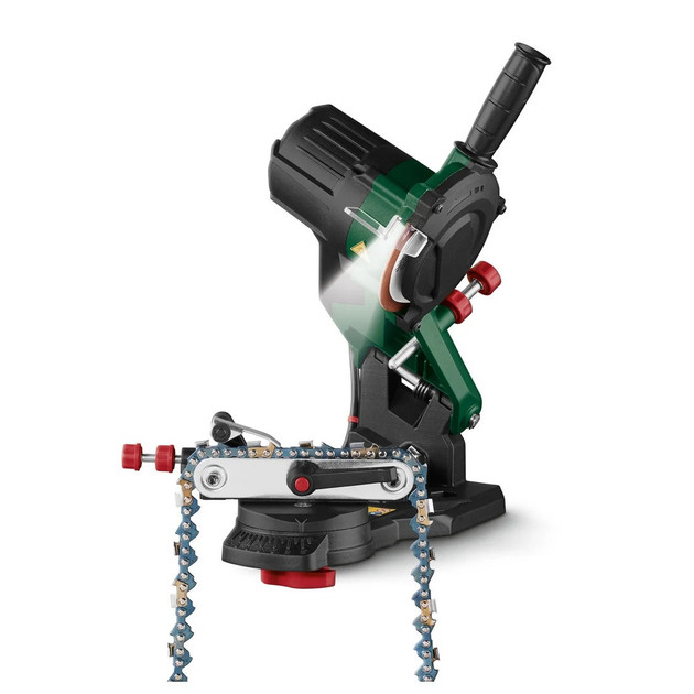 Верстат для заточування всіх видів ланцюгів та пилок Parkside 85 Вт, 5000 об/хв з LED підсвічуванням