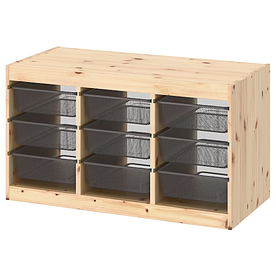 Стелаж з контейнерами TROFAST 93x44x52 см IKEA 494.808.28