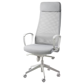Офісне крісло MARKUS IKEA 702.611.50 105.218.58, Світло-сірий