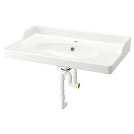 Раковина з сифоном RUTSJON IKEA 695.167.65