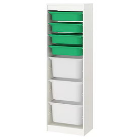 Стелаж з контейнерами TROFAST 46x30x145 см IKEA 493.359.21