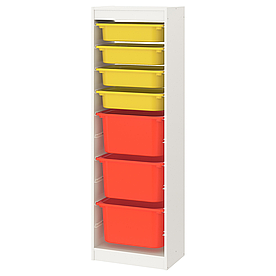 Стелаж з контейнерами TROFAST 46x30x145 см IKEA 393.359.26