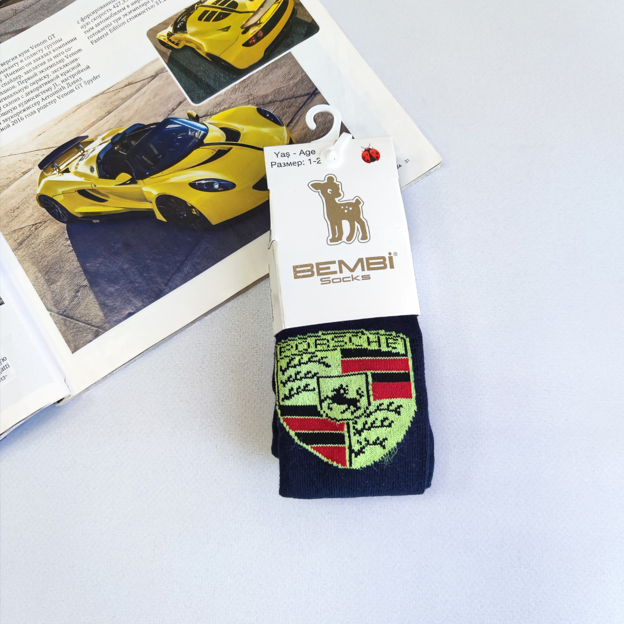 Дитячі фірмові колготи Porsche для хлопчика