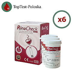 Тест-смужки Рина Чек (Rina Check) 300 шт. у 6 флаконах по 50 шт. в упаковці