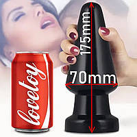 Анальна пробка Велика анальна пробка для фетиш фістингу на присосці величезна ( 150-041 )