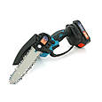 Електропила сучкоріз ланцюгова акумуляторна CHAIN SAW 6'' з 2 акумуляторами 24V, фото 3