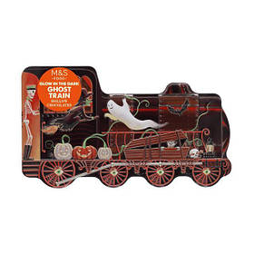 Шоколадні цукерки M&S Food Halloween Glow In Dark Ghost Train 179g
