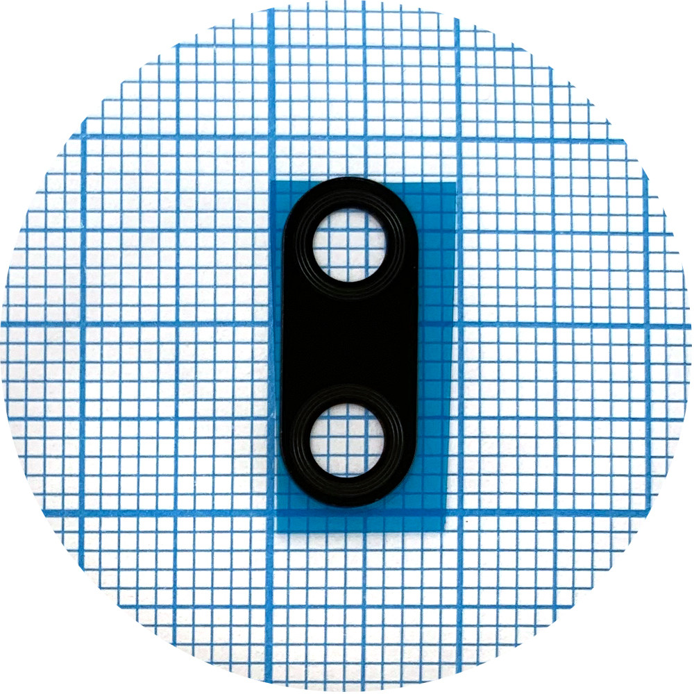 Скло камери Huawei P Smart 2019, P Smart Z, Y5 2019, Y7 2019 (чорне), фото 1