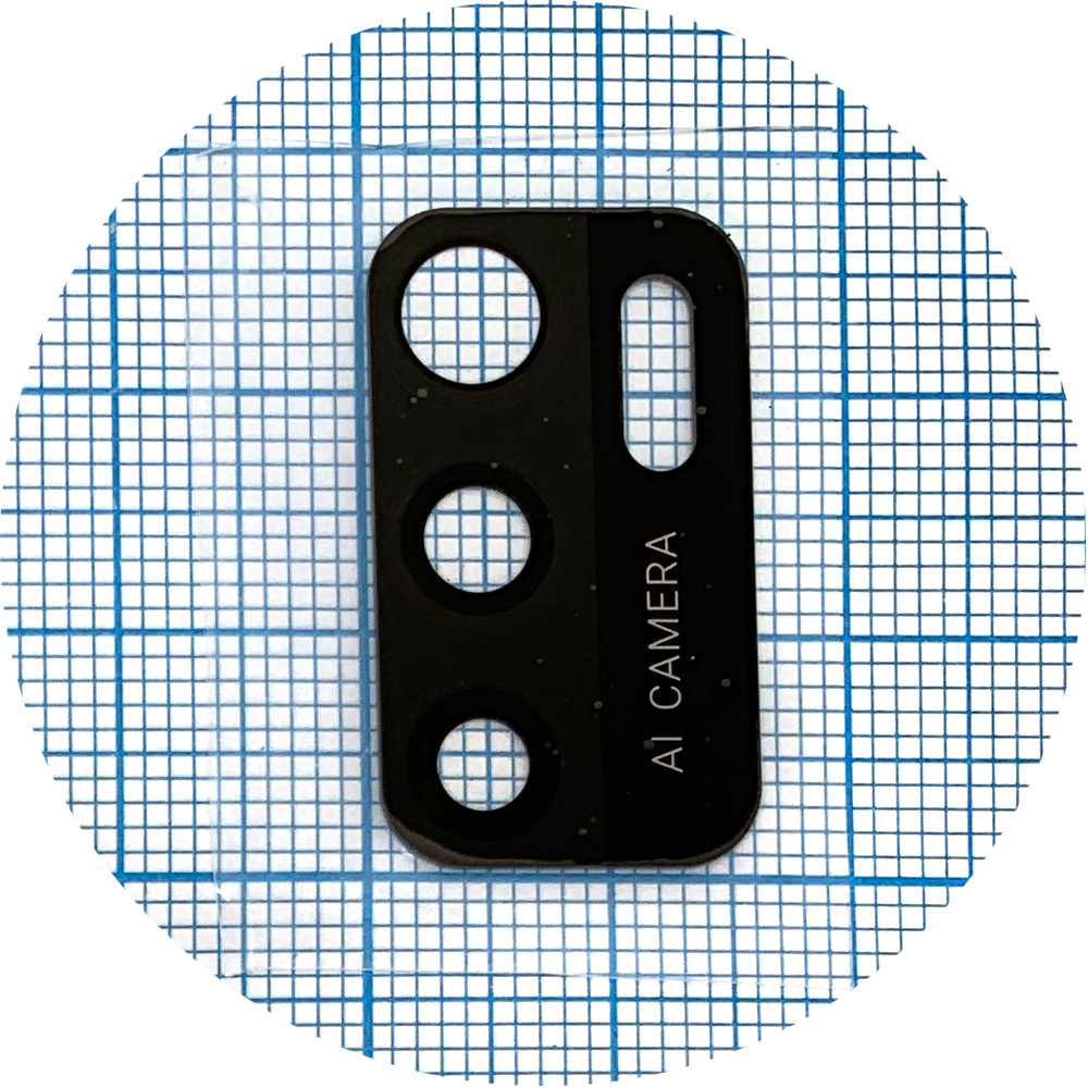 Скло камери ZTE Blade A7s 2020 (чорне), фото 1