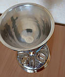 Церковна Чаша потір до та після реставрації (посрібнення), фото 5