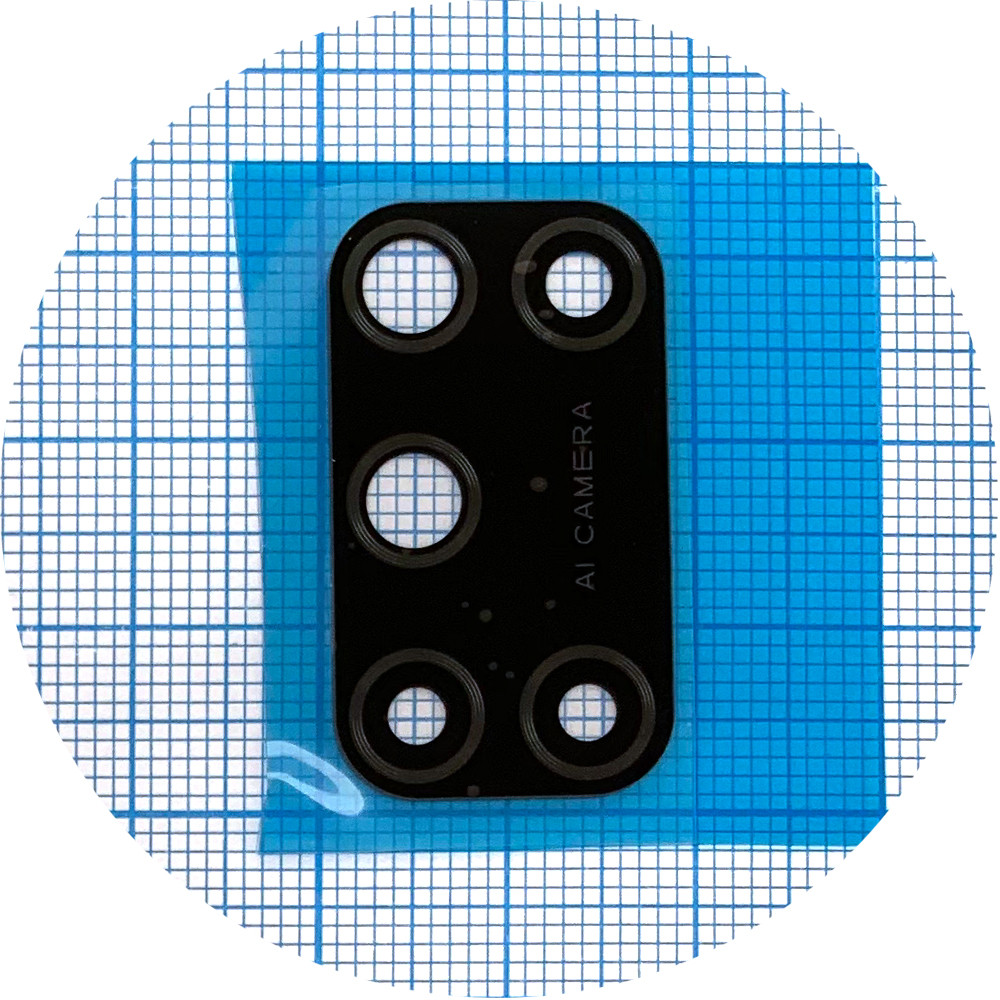 Скло камери Oppo A52, A72, A92 (чорне), фото 1