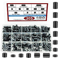 Шайбы Цилиндрические Нейлоновые Распорки M3 M4 Набор 305 шт Spec (SP-068305)