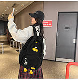 Рюкзак для хлопчика дівчинки дитячий шкільний портфель чорний, фото 9