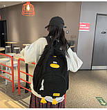 Рюкзак для хлопчика дівчинки дитячий шкільний портфель чорний, фото 10