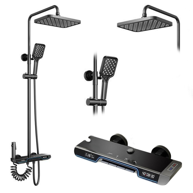 Душова система з термостатом TZ12-stryqq, фото 1