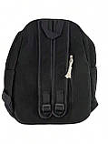 Рюкзак для хлопчика дівчинки дитячий шкільний портфель чорний, фото 3