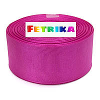 Репсова стрічка однотонна світло-малинова 4 см