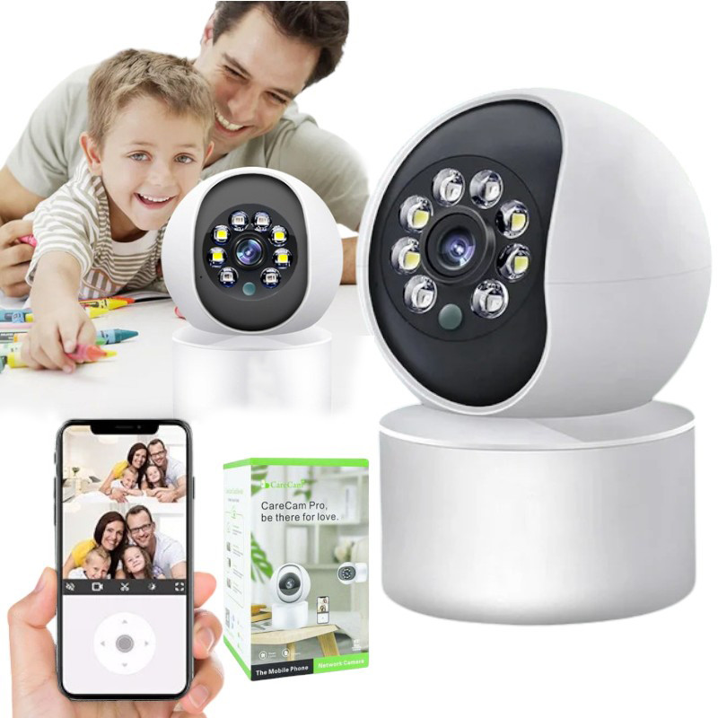 Розумна Wi-Fi камера Smart camera Y610B 5MP смарт-камера відеоспостереження радіоняня, біла