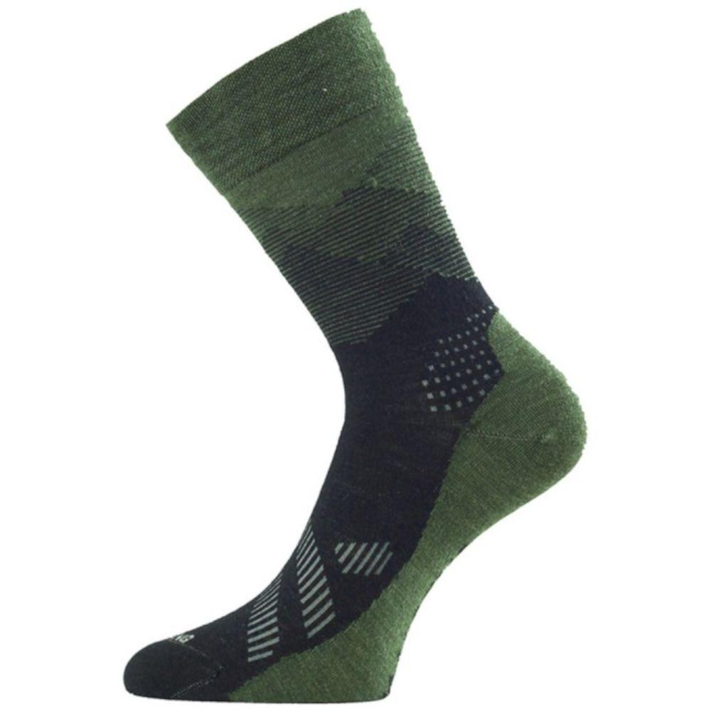 Термошкарпетки трекінг Lasting FWO, Зелений, M