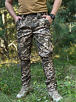 Штани піксель softshell армійські штани на щільному флісі військові тактичні