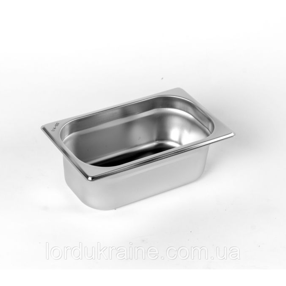 Гастроємність нержавіюча Brillis GN 1/4 - 100 mm, фото 1