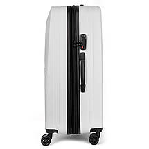 Дорогенька Чемодан 31 ABS-пластик 804 Т1 white, фото 4