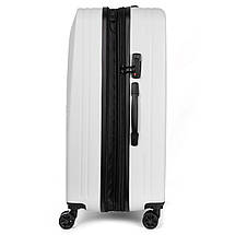 Дорогенька Чемодан 31 ABS-пластик 804 Т1 white, фото 5