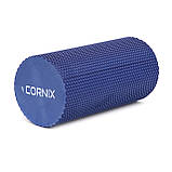Масажний ролик Cornix EVA+ 30 x 15 см (валик, ролер) XR-0299 Navy Blue, фото 4