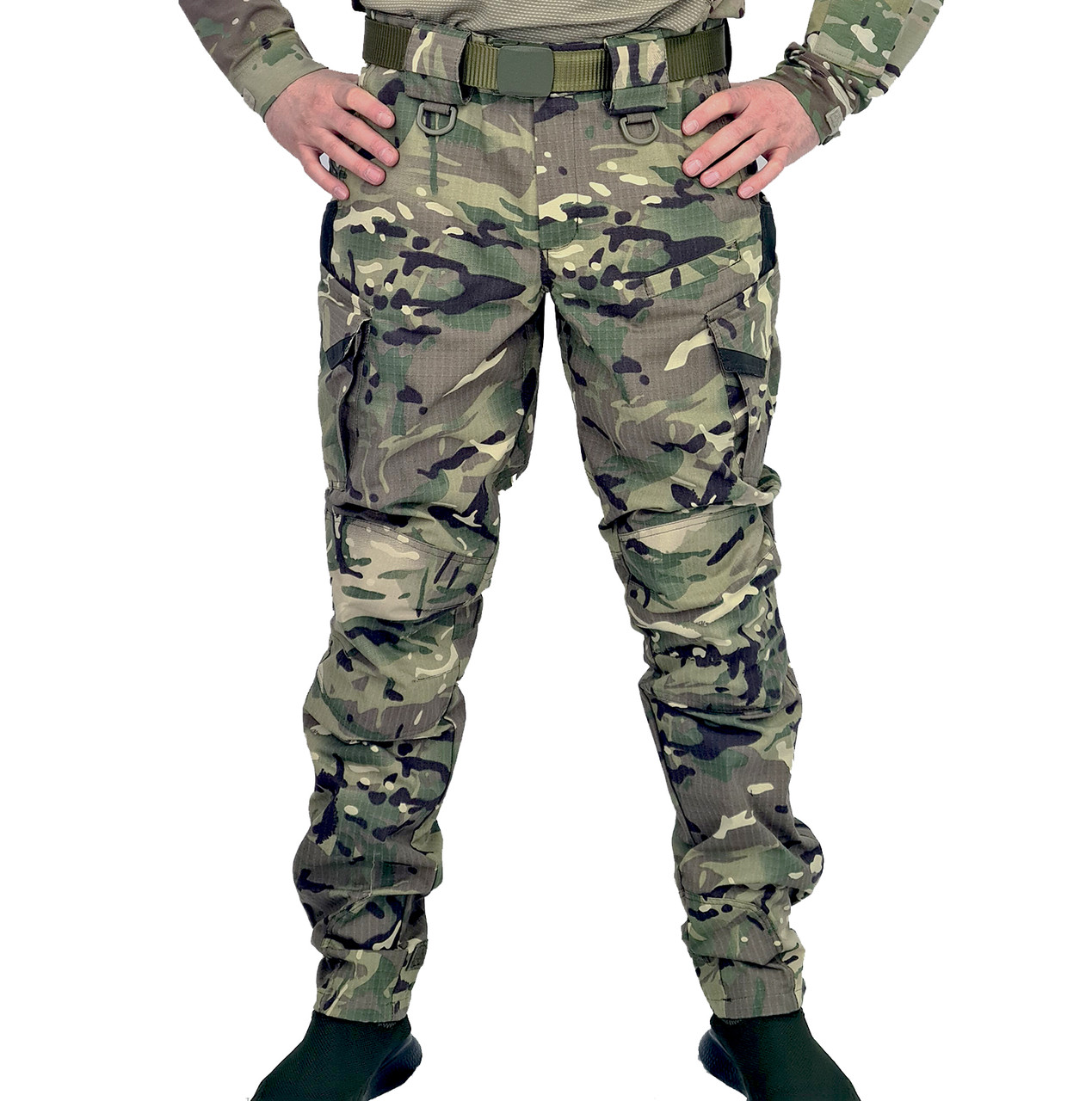 Штани тактичні "Stratedam" Milt-02 тканина Саржа, Мультиким (M-TM) р 52-54/5, фото 1