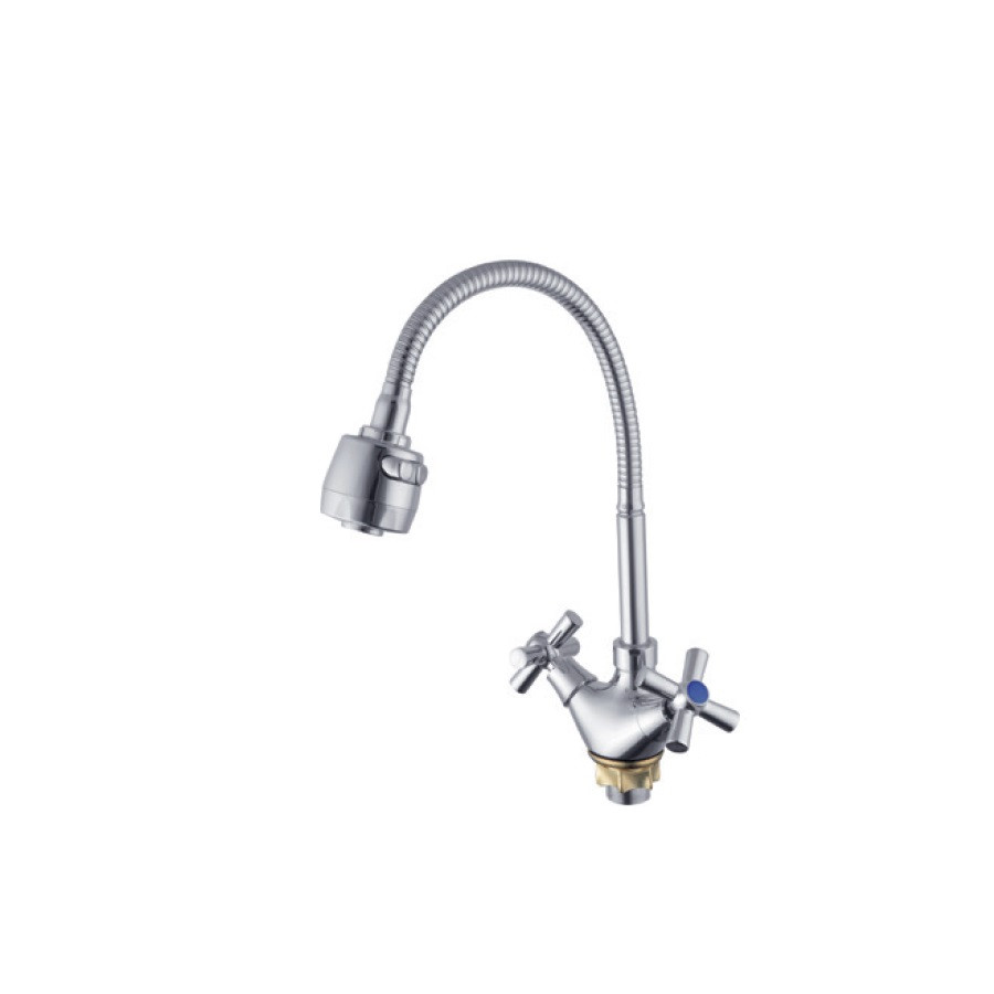 Змішувач для кухні Mixxus Toledo 271 (Nut) Рефлектор, хром, високий гусак (MI6318)
