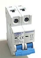 Автоматичний вимикач 25A 1000V DC 2P TOMZN TOB7Z-63-25