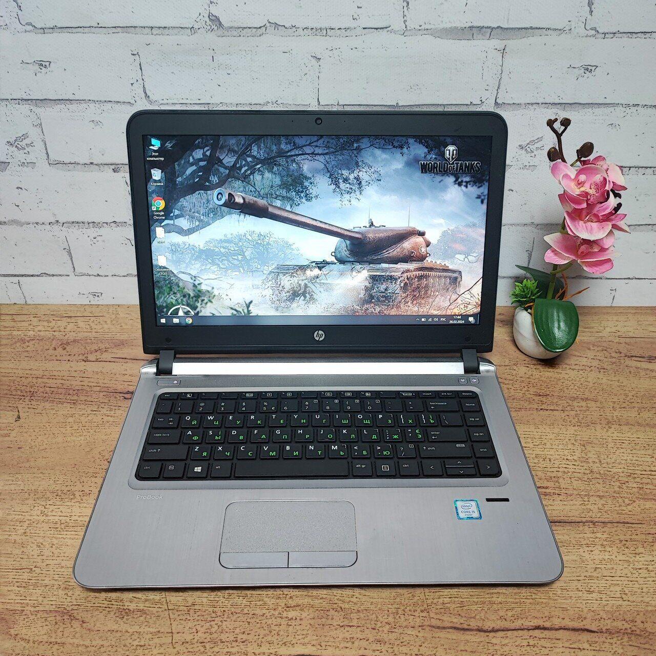 Б/в Ультрабук Б-клас HP ProBook 440 G3 14" 1920x1080| Core i5-6200U| 16 GB RAM| 128 GB SSD + 500 GB HDD| UHD 520