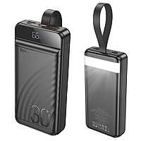 Портативна батарея з ліхтариком Power Bank Hoco J123B 30000mAh 22.5W