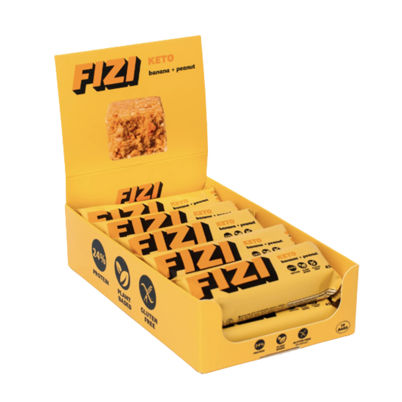 KETO Protein Bar - 10x45g Banana + Peanut, фото 1