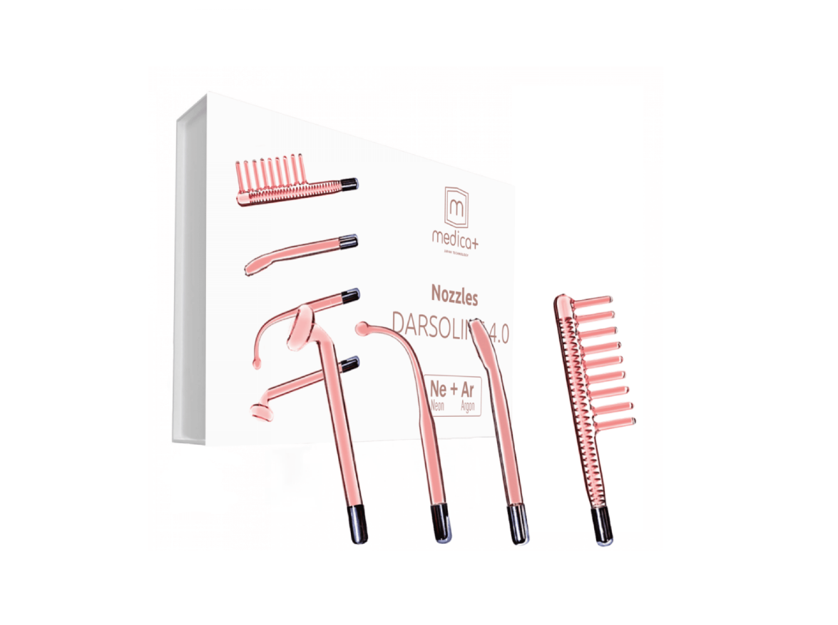 Комплект насадок до дарсонваля Darsoline Medica+ LUX (4 шт.)