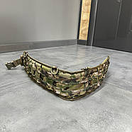 Пояс розвантажувальний з Моллі, Олива, WINTAC, Cordura 1000D, варбелт, покращений тактичний бойовий пояс, розвантаження поясне Multicam, Мультикам, Мультикам, фото 2