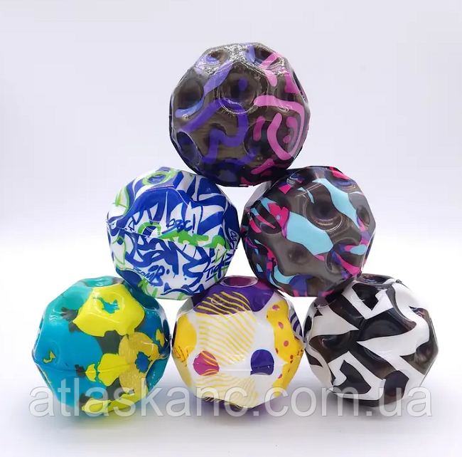 Іграшка М'яч Гравіті Бол-стрибунчик 67 мм Камуфляж 08295, фото 1