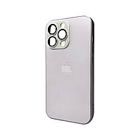 Чохол для смартфона AG Glass Matt Frame Color Apple iPhone 13 Pro Titanium Grey